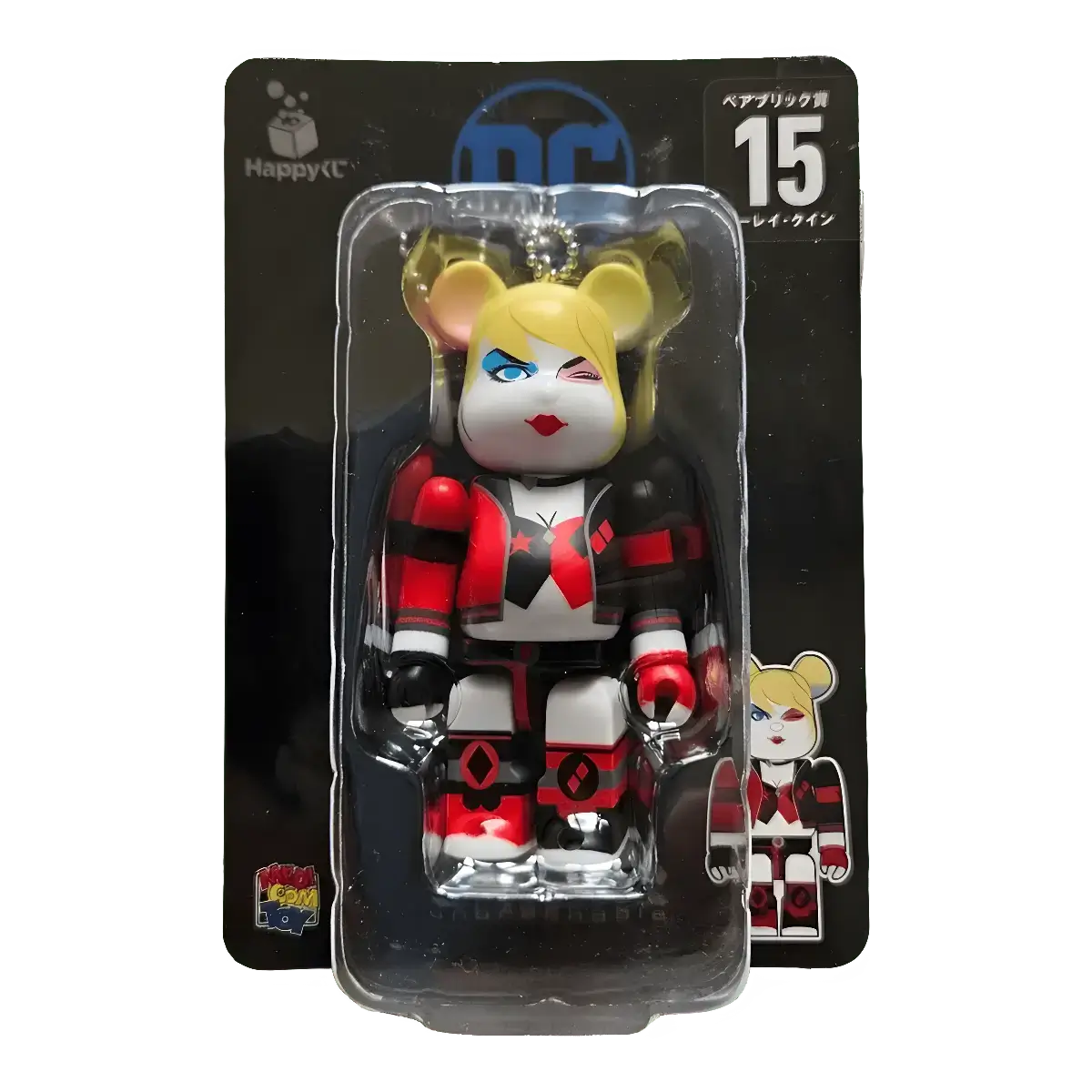 Bearbrick Happy Kuji 'DC' (2020) - 15 Harley Quinn 100% in der Verpackung
