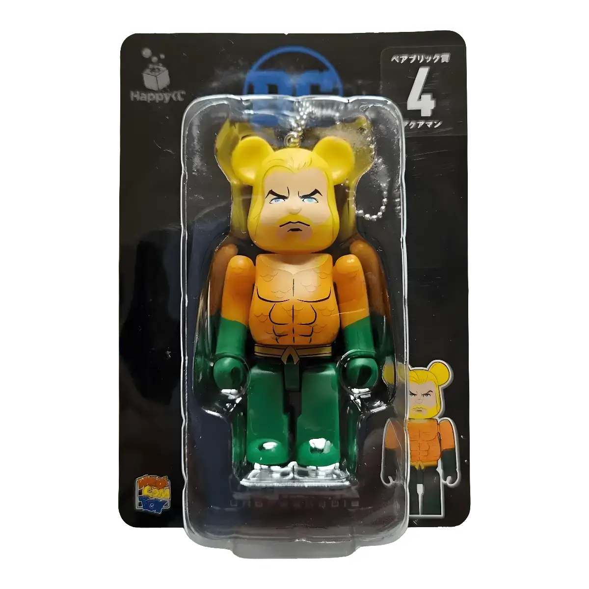 Bearbrick Happy Kuji 'DC' (2020) - 4 Aquaman 100% in der Verpackung