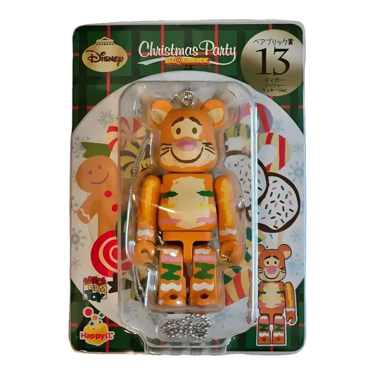 Bearbrick Happy Kuji 'Disney Christmas Party' (2012) - 13 Tigger Ginger Cookie Version 100% in der Verpackung