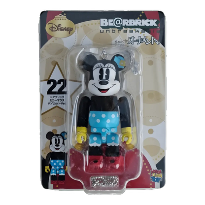 Bearbrick Happy Kuji 'Disney Special Ornament' (2011) - 22 Minnie Mouse 100% in der Verpackung