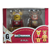 Bearbrick Happy Kuji 'Disney Special Ornament' (2011) - G Winnie the Pooh Santa Version & Tigger Reindeer Version 100% in der Verpackung