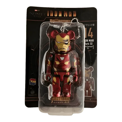 BE@RBRICK Iron Man – Mark 50 Battle Damaged Ver. 100% BE@RBRICK Iron Man – Mark 50 Battle Damaged Ver. 100%