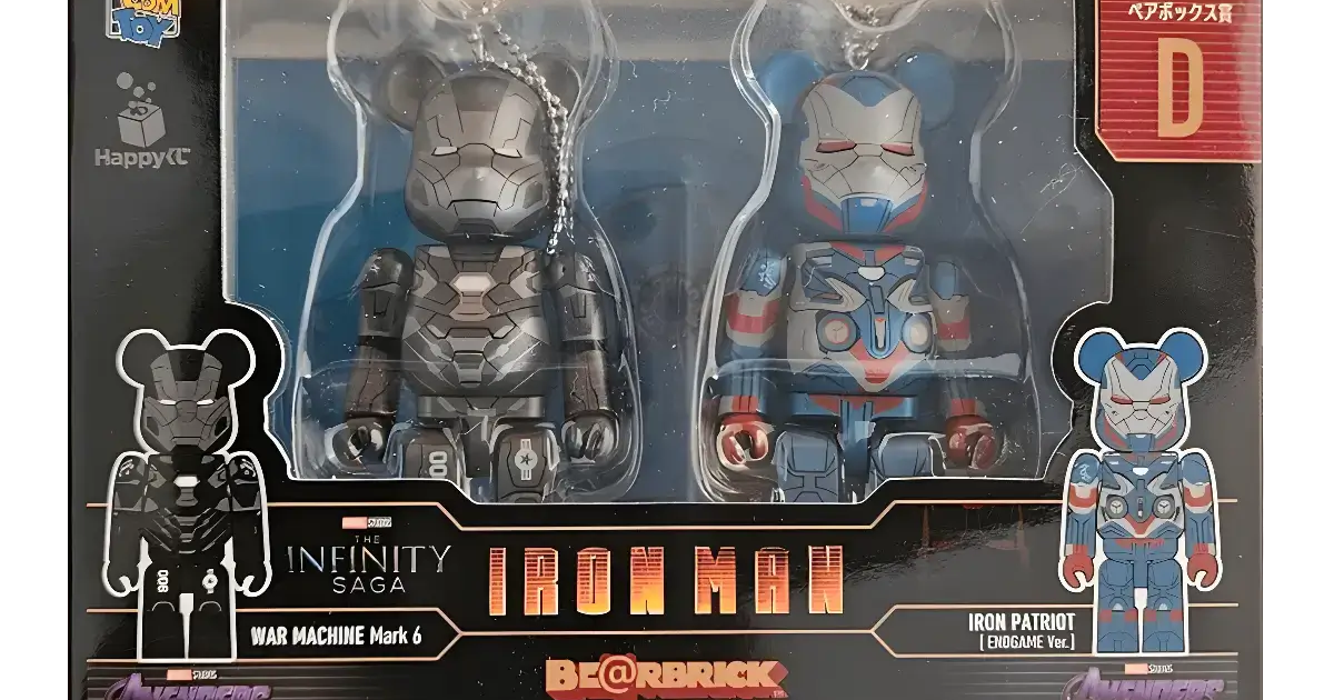 BE@RBRICK Iron Man: War Machine & Iron Patriot 100% Ver.