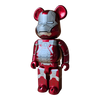 Bearbrick Happy Kuji 'Iron Man' (2023) - L@ST Iron Man Mark 5 400% schräg
