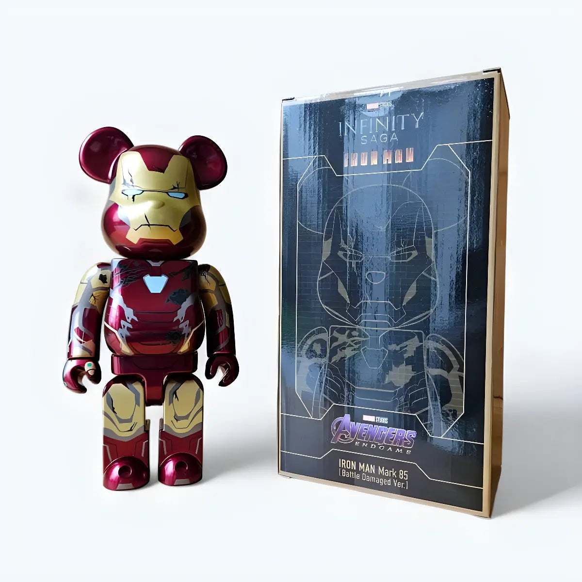 BE@RBRICK Iron Man - SP Mark 85 Battle Damaged 400% BE@RBRICK Iron Man - SP Mark 85 Battle Damaged 400%