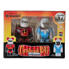 Bearbrick Happy Kuji 'Pixar Christmas Party' (2013) - 37 Mr. Incredible Christmas Version & Frozone Christmas Version 100% in der Verpackung