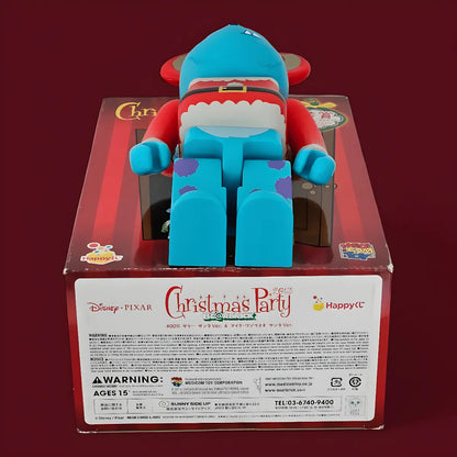 Bearbrick Happy Kuji 'Pixar Christmas Party' (2013) - SP Sulley Santa Version & Mike Christmas Version 100%+400% Echtheitsmerkmale