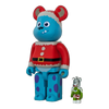 Bearbrick Happy Kuji 'Pixar Christmas Party' (2013) - SP Sulley Santa Version & Mike Christmas Version 100%+400% schräg