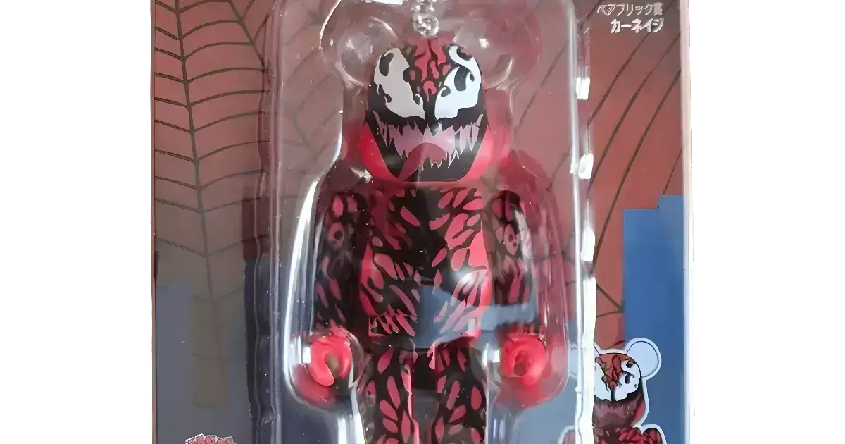 BE@RBRICK Spider-Man Carnage 100% | MyBearBrick.de