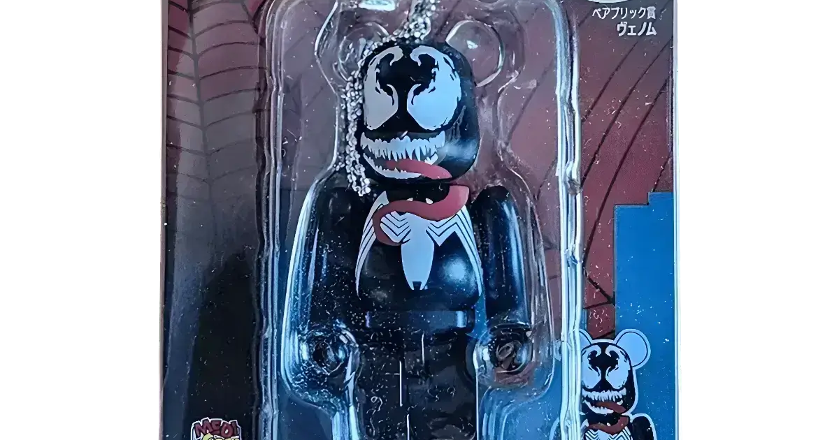 BE@RBRICK VENOM 100% & 400% ヴェノム BearbrickHappyKuji_Spider-