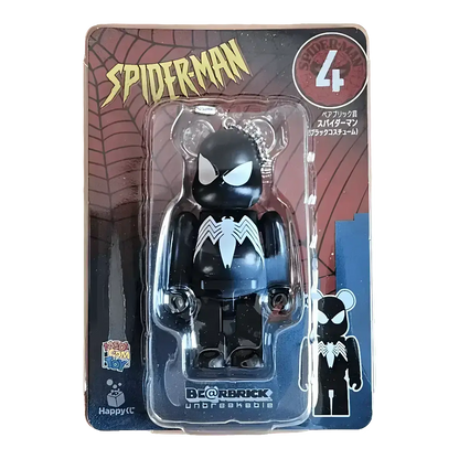 BE@RBRICK Spider-Man Spider-Man Black Costume 100% BE@RBRICK Spider-Man Spider-Man Black Costume 100%