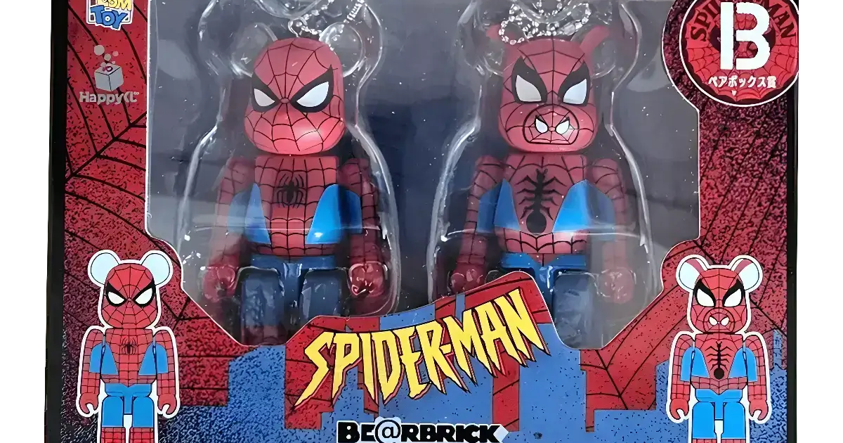 BE@RBRICK Spider-Man Spider-Man & Spider-Ham 100%