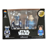 Bearbrick Happy Kuji 'Star Wars' (2017) - 32 Jango Fett & Boba Fett Child Version 100% in der Verpackung