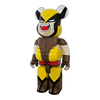 Bearbrick Happy Kuji 'X-Men' (2022) - SP Wolverine Brown Version 400% schräg