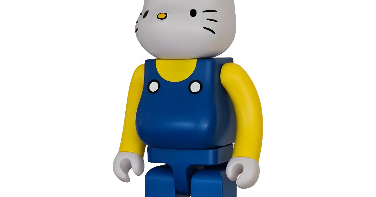 BE@RBRICK Hello Kitty Blue Overall Version 1000%