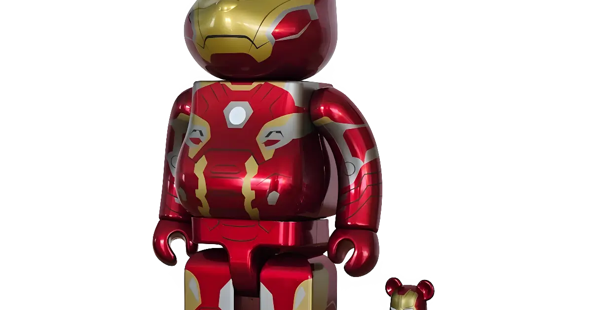 BE@RBRICK Iron Man Mark 45 100%+400% | MyBearBrick.de
