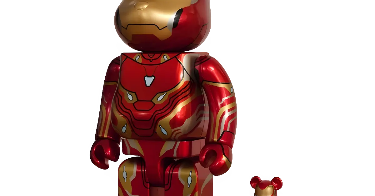 BE@RBRICK Iron Man Mark 50 100%+400% | MyBearBrick.de
