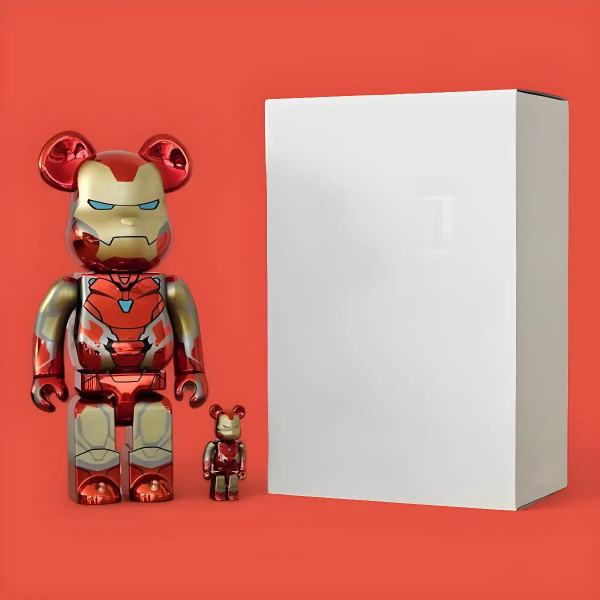 BE@RBRICK Iron Man Mark 85 Chrome 100%+400% | MyBearBrick.de BE@RBRICK Iron Man Mark 85 Chrome 100%+400% | MyBearBrick.de
