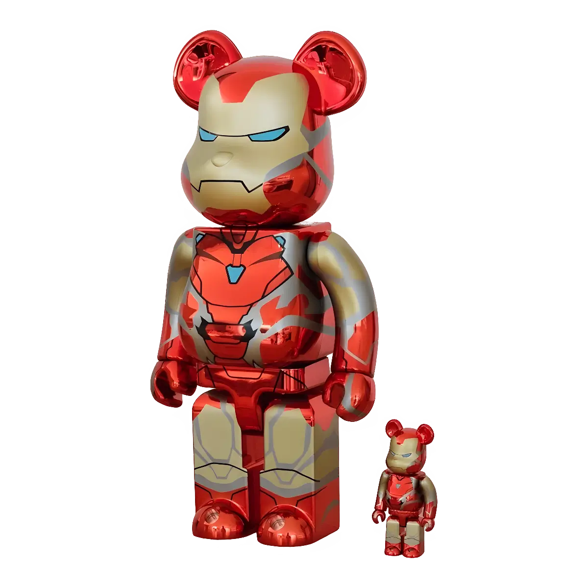 BE@RBRICK Iron Man Mark 85 Chrome 100%+400% | MyBearBrick.de BE@RBRICK Iron Man Mark 85 Chrome 100%+400% | MyBearBrick.de