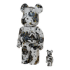 Bearbrick Jackson Pollock Studio 'Splash' 100%+400% schräg