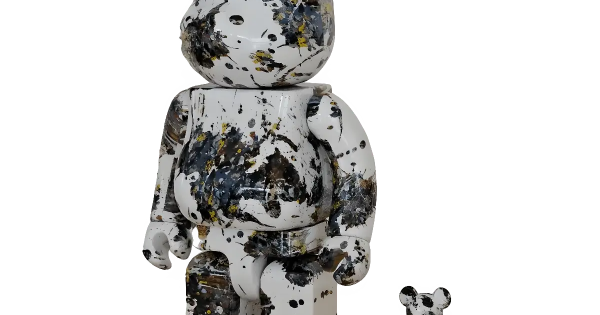 BE@RBRICK Jackson Pollock 100％ & 400％ BE@RBRICK Jackson Pollock Studio 