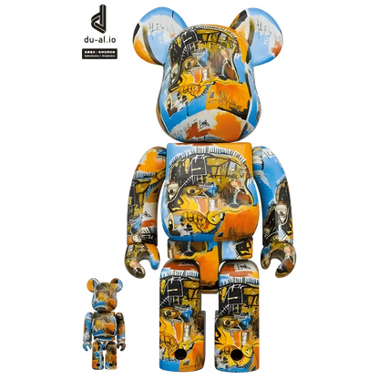Bearbrick Jean-Michel Basquiat #10 100%+400% Herstellerbild 1