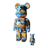 Bearbrick Jean-Michel Basquiat #10 100%+400% schräg