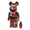 Bearbrick Jean-Michel Basquiat #5 100%+400% schräg