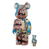 Bearbrick Jean-Michel Basquiat #6 100%+400% schräg