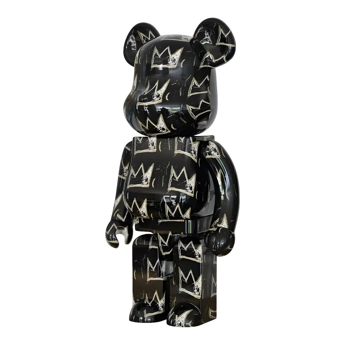 Bearbrick Jean-Michel Basquiat #8 1000% schräg