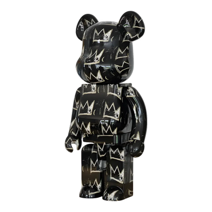 Bearbrick Jean-Michel Basquiat #8 1000% schräg