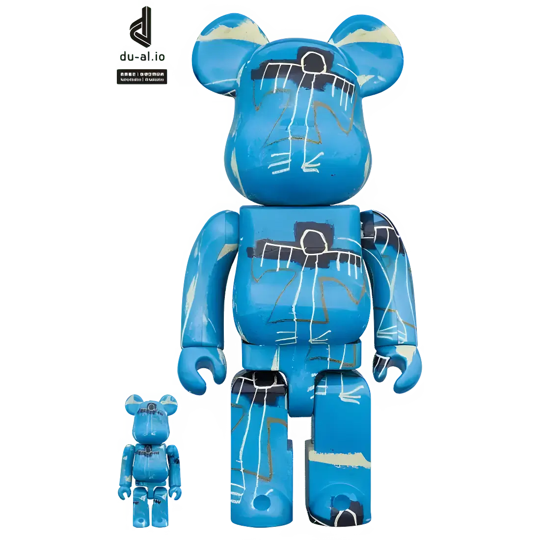 Bearbrick Jean-Michel Basquiat #9 100%+400% Herstellerbild 1