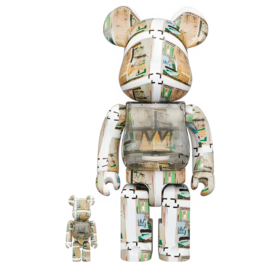 Bearbrick Jean-Michel Basquiat 'King Pleasure' 100%+400% Herstellerbild 1