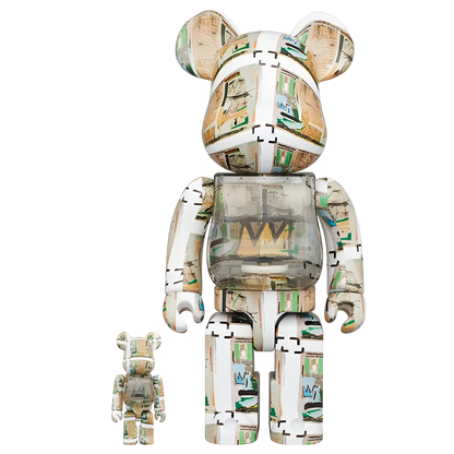 Bearbrick Jean-Michel Basquiat 'King Pleasure' 100%+400% Herstellerbild 1