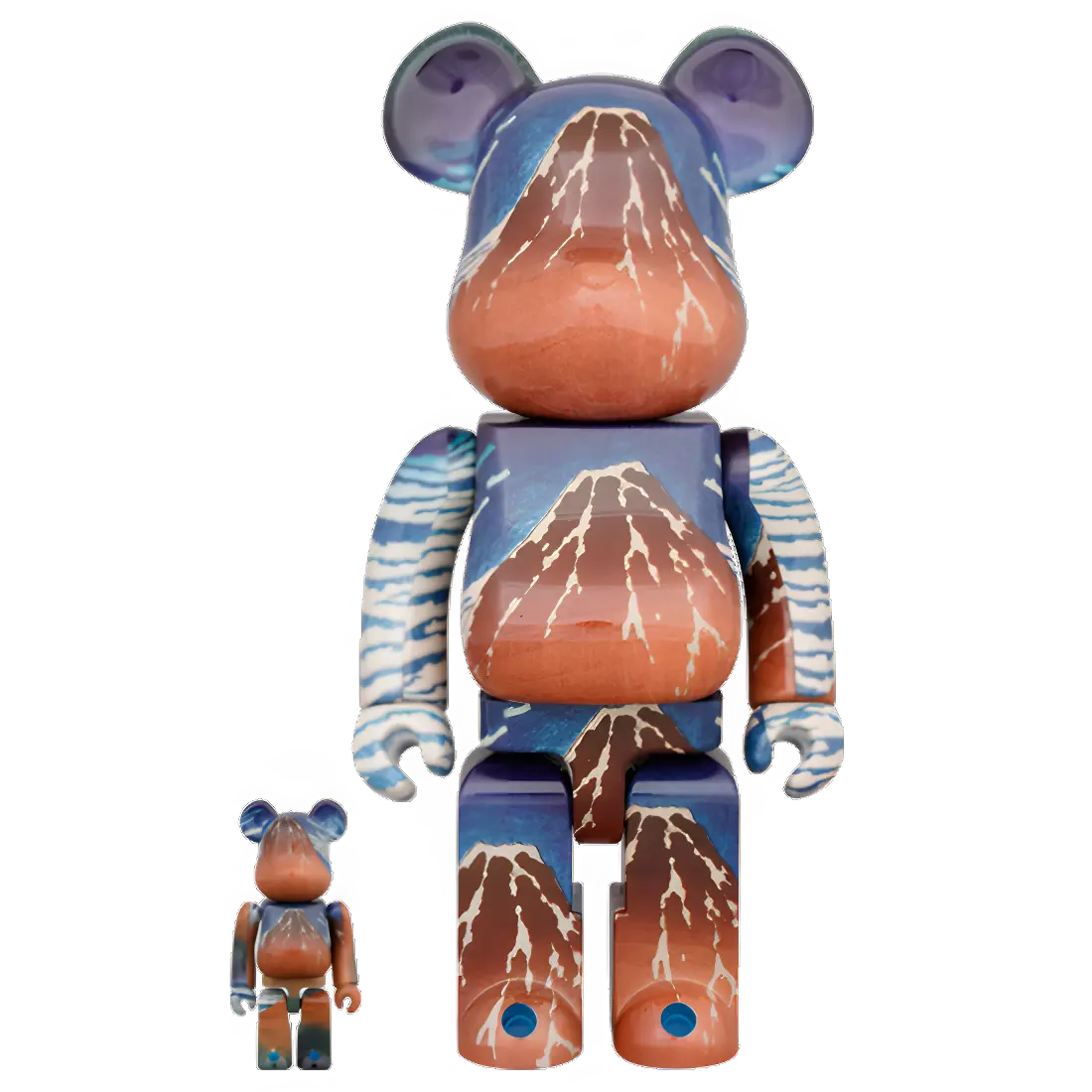 Bearbrick Katsushika Hokusai 'A Mild Breeze on a Fine Day' 100%+400% Herstellerbild 1