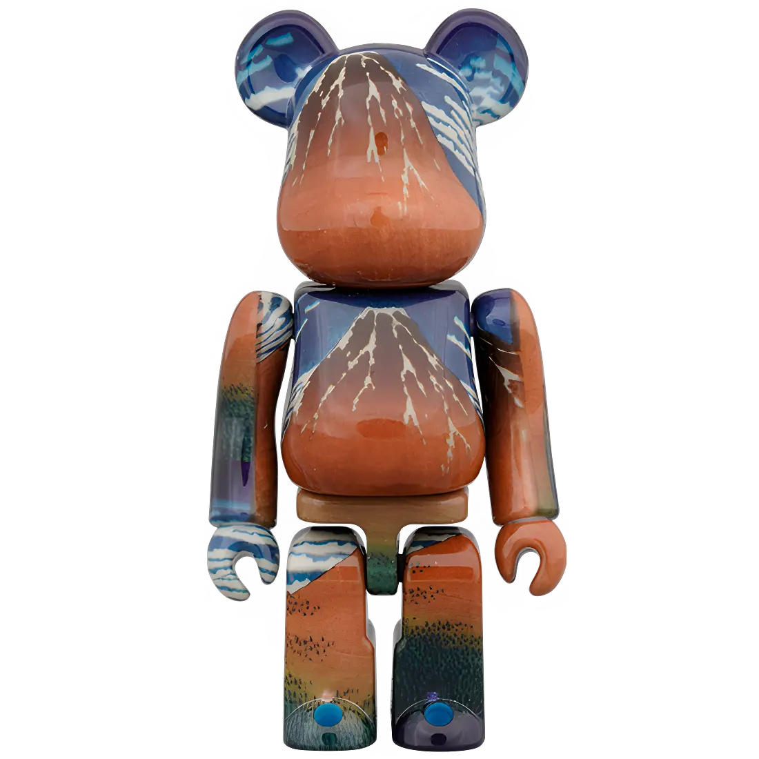 Bearbrick Katsushika Hokusai 'A Mild Breeze on a Fine Day' 100%+400% Herstellerbild 2