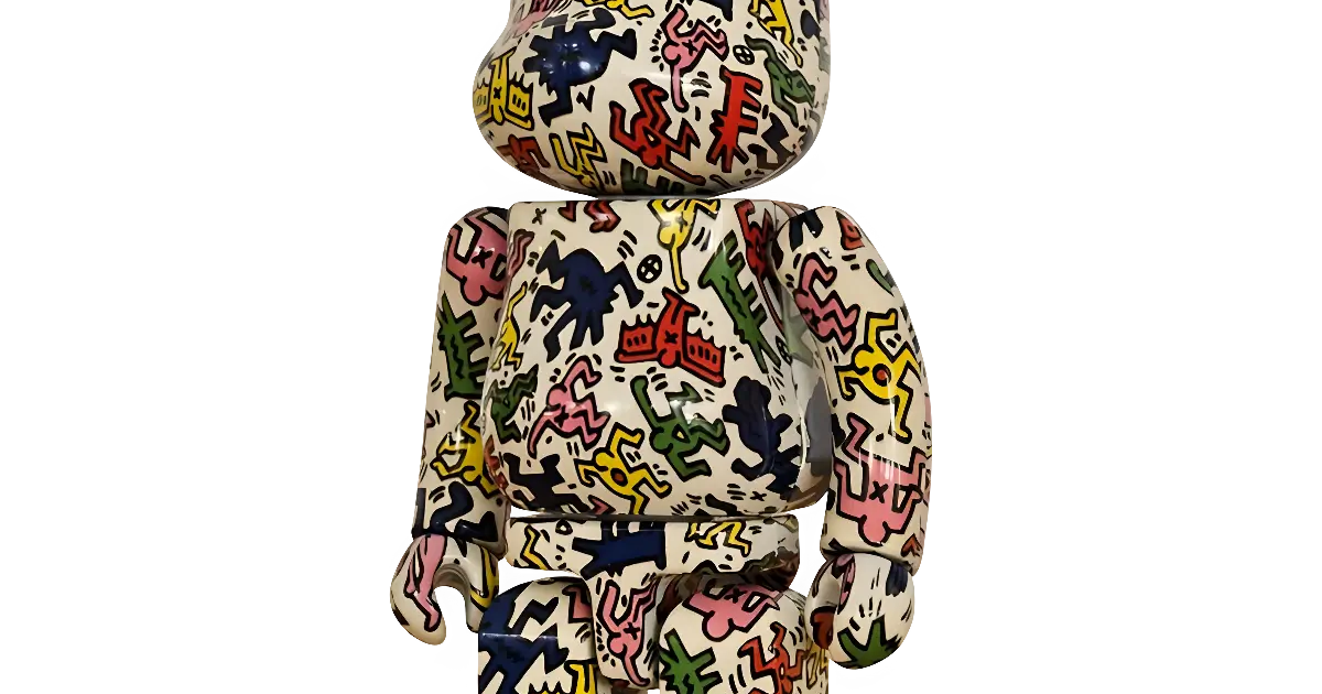 BE@RBRICK Keith Haring at 200% size | MyBearBrick.de