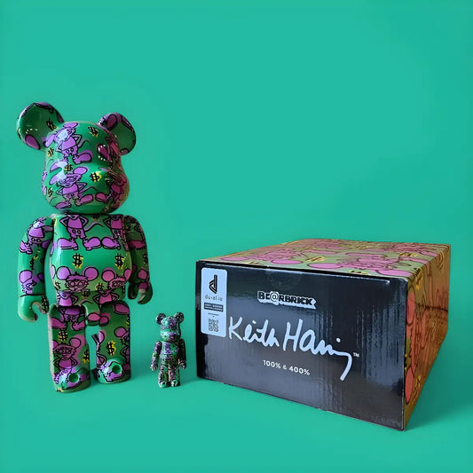 Bearbrick Keith Haring #11 100%+400% mit Verpackung