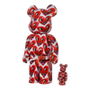 Bearbrick Keith Haring #6 100%+400% schräg