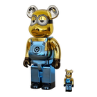 BE@RBRICK Kevin Chrome Version [Minions] (100%+400%)