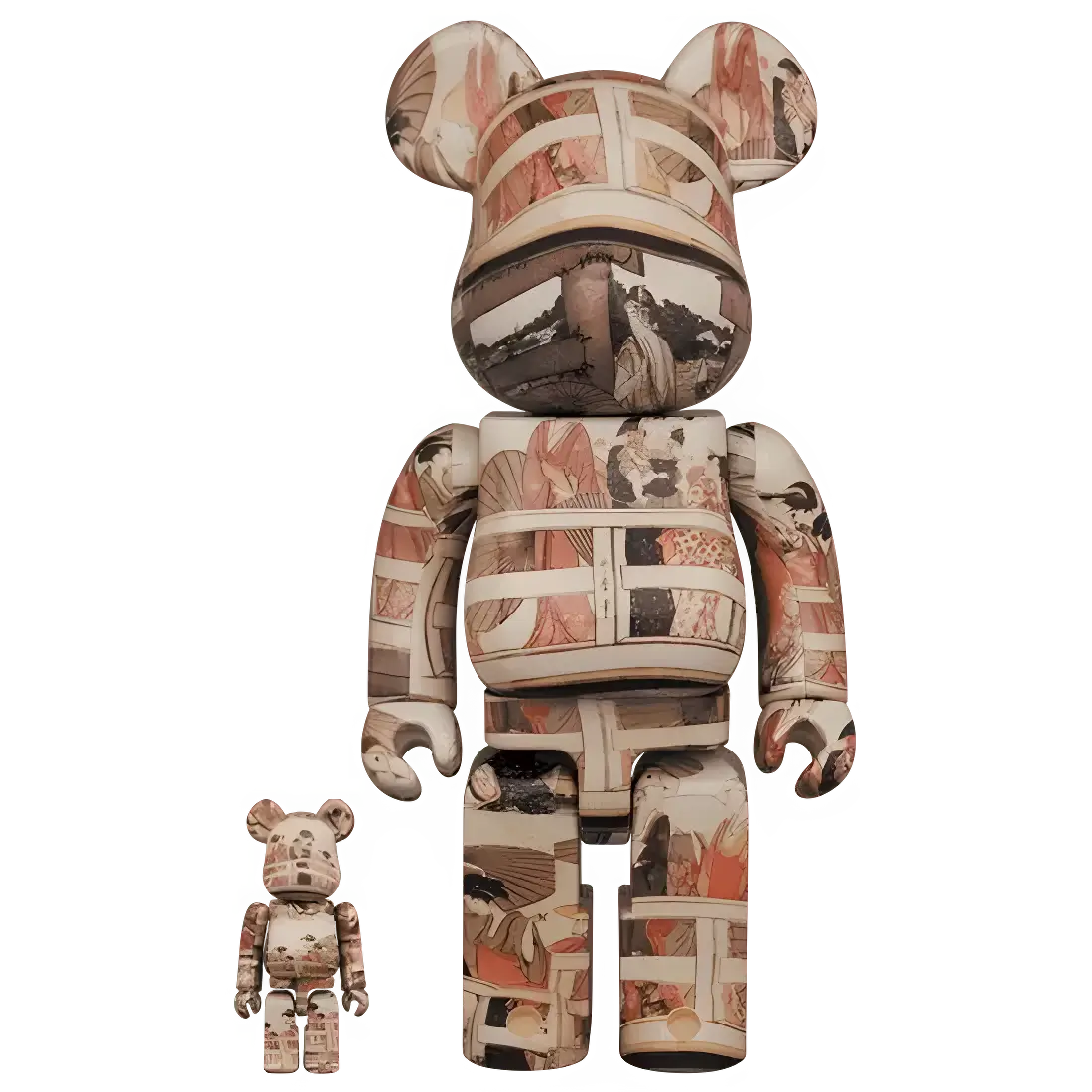Bearbrick Kitagawa Utamaro 'On Top and Beneath Ryougoku Bridge' 100%+400% Herstellerbild 1