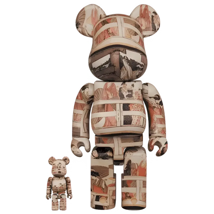 Bearbrick Kitagawa Utamaro 'On Top and Beneath Ryougoku Bridge' 100%+400% Herstellerbild 1