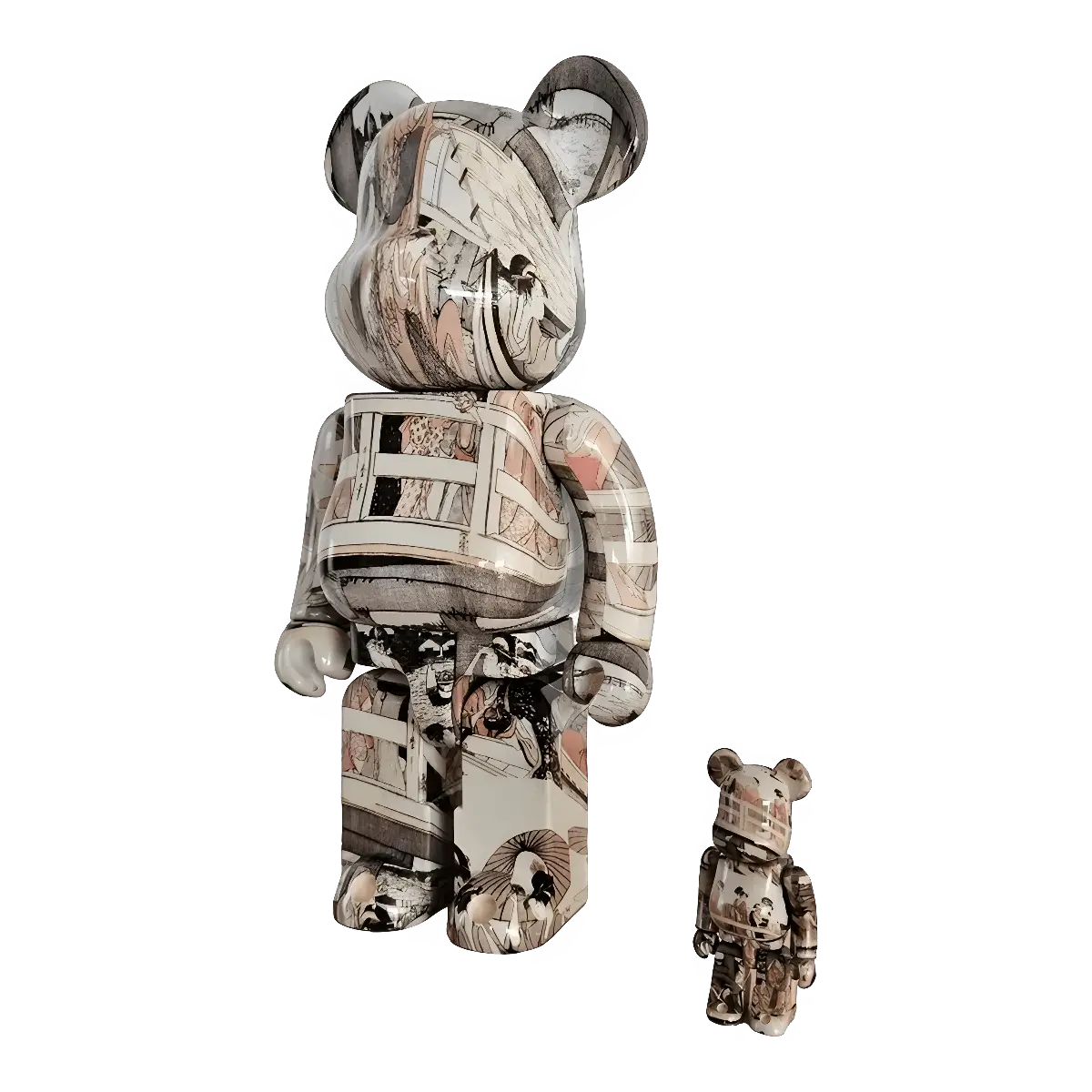 BE@RBRICK KITAGAWA UTAMARO 100% & 400% BE@RBRICK 400% KITAGAWA