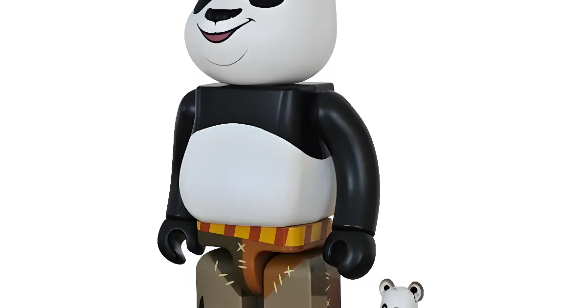 BE@RBRICK Kung Fu Panda 100%+400% | MyBearBrick.de