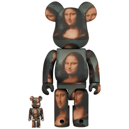Bearbrick Leonardo da Vinci 'Mona Lisa' 100%+400% Herstellerbild 1