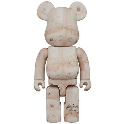 Bearbrick Leonardo da Vinci 'Vitruvian Man' 100%+400% Herstellerbild 3
