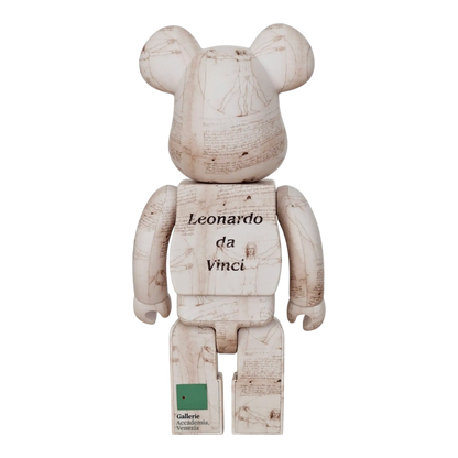 Bearbrick Leonardo da Vinci 'Vitruvian Man' 100%+400% Rückseite
