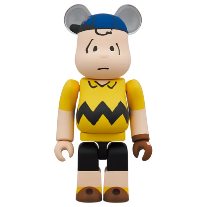 Bearbrick MLB × Peanuts Charlie Brown [New York Mets] 100%+400% Herstellerbild 2
