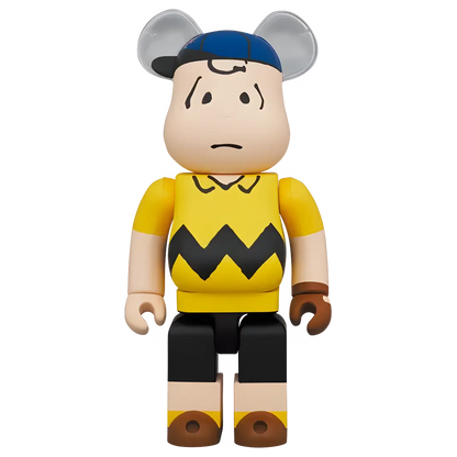 Bearbrick MLB × Peanuts Charlie Brown [New York Mets] 100%+400% Herstellerbild 3