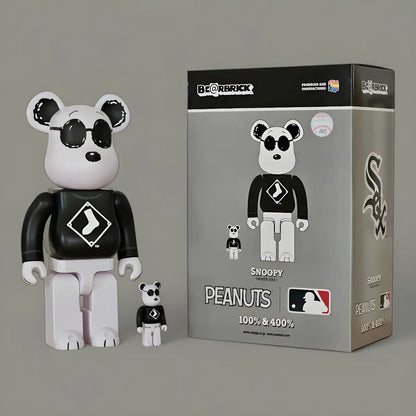 BE@RBRICK MLB Snoopy White Sox 100% + 400% | MyBearBrick.de BE@RBRICK MLB Snoopy White Sox 100% + 400% | MyBearBrick.de